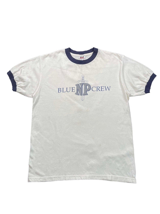 BLUE NP CREW RingerTシャツ - ARIEA